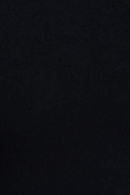 Open Back Long Sleeve Top Black Garage Clothing Women