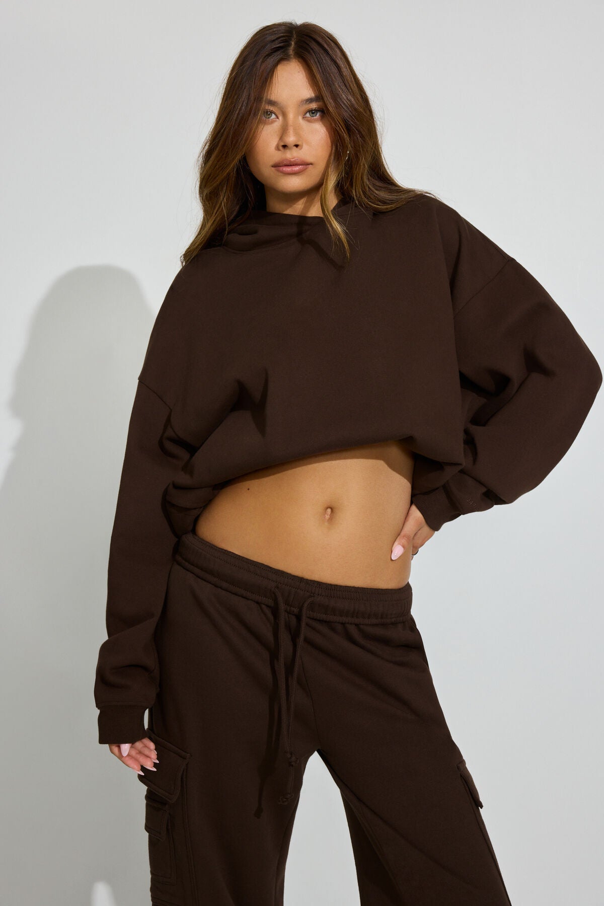UltraFleece Hoodie Brown Garage Clothing Women