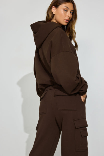 UltraFleece Hoodie Brown Garage Clothing Women