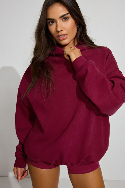 UltraFleece Hoodie Burgundy Garage Clothing Women