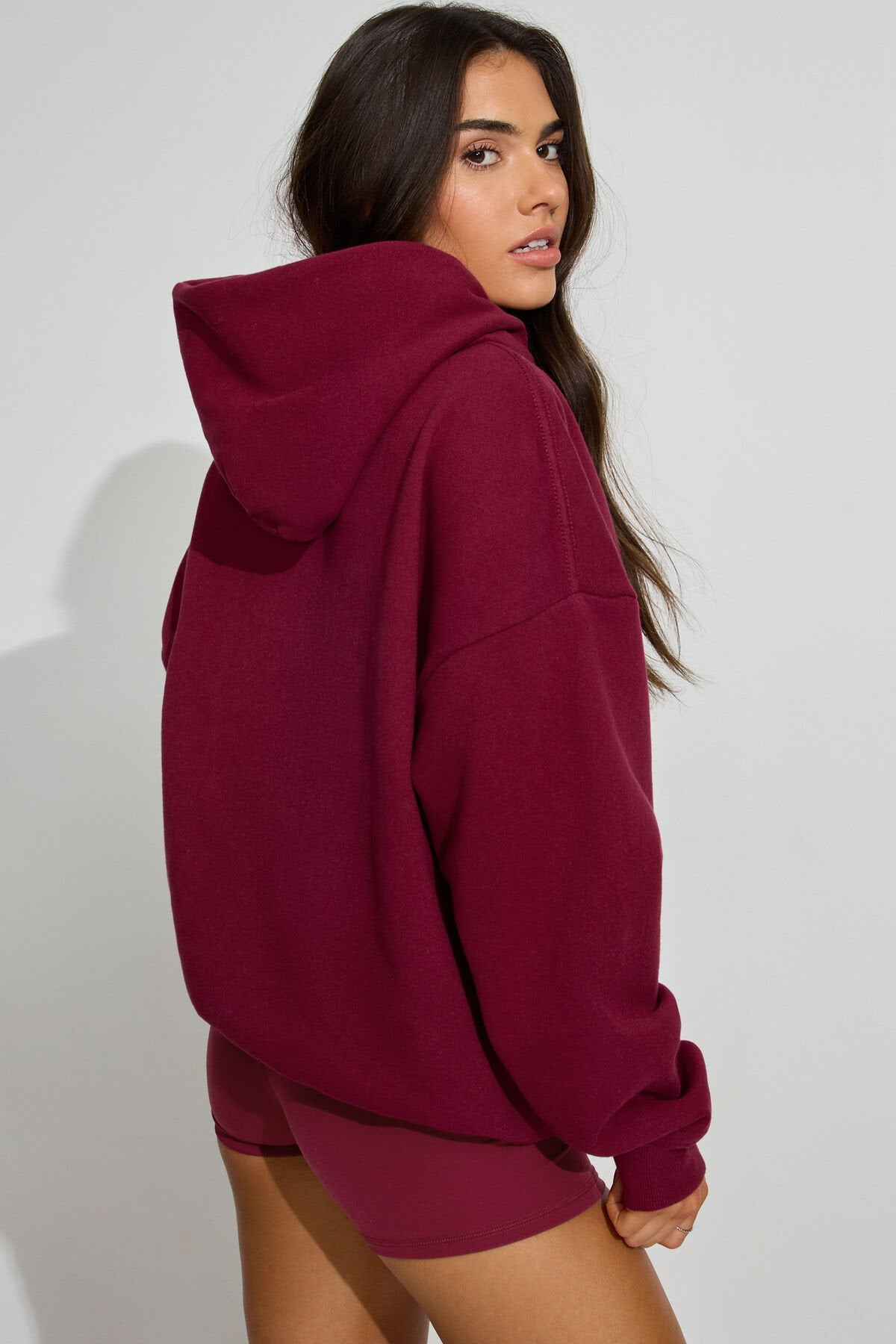 UltraFleece Hoodie Burgundy Garage Clothing Women