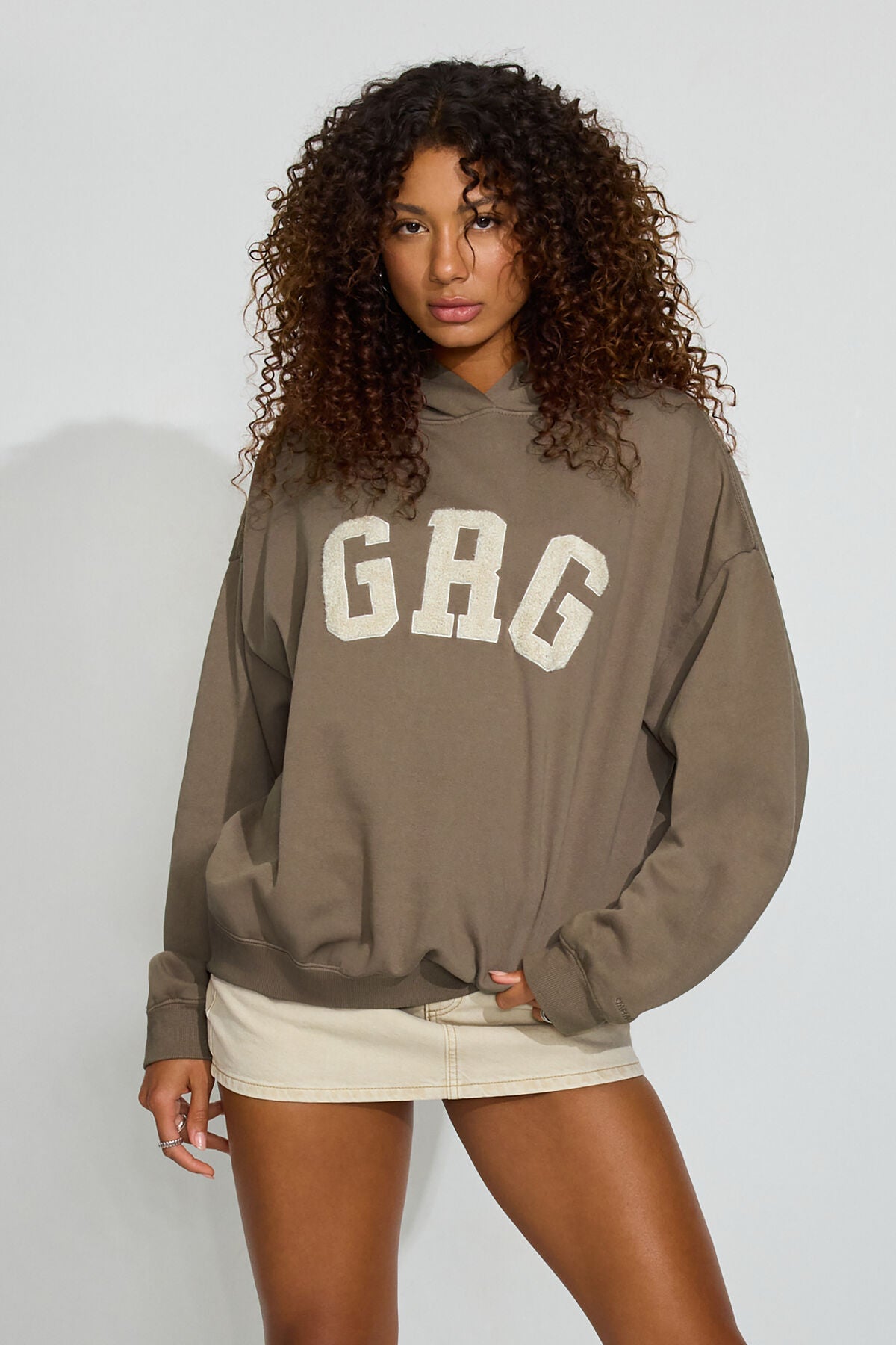 UltraFleece Hoodie Brown Garage Clothing Women