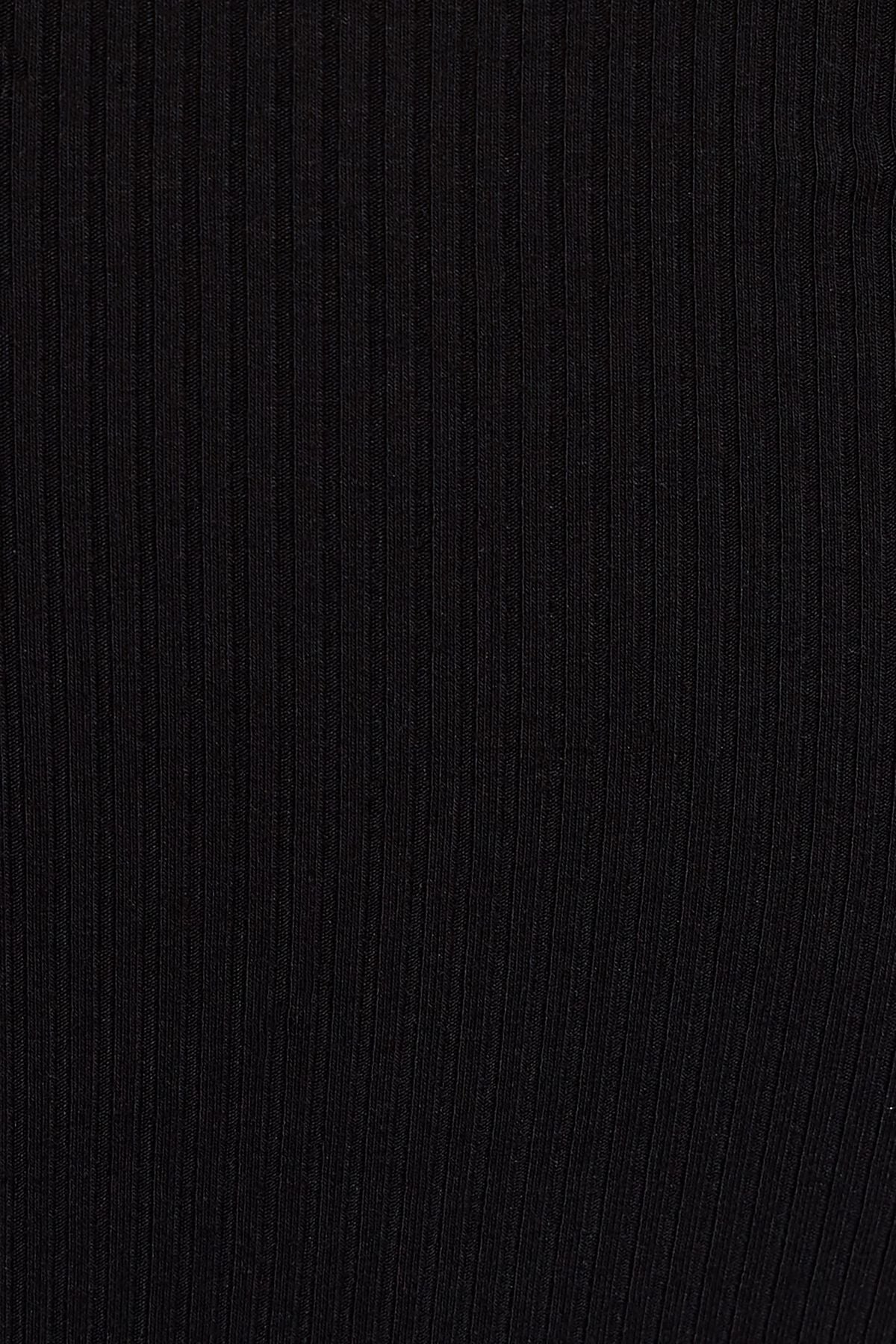 Off Shoulder Snap Front Top Black Garage Clothing Women