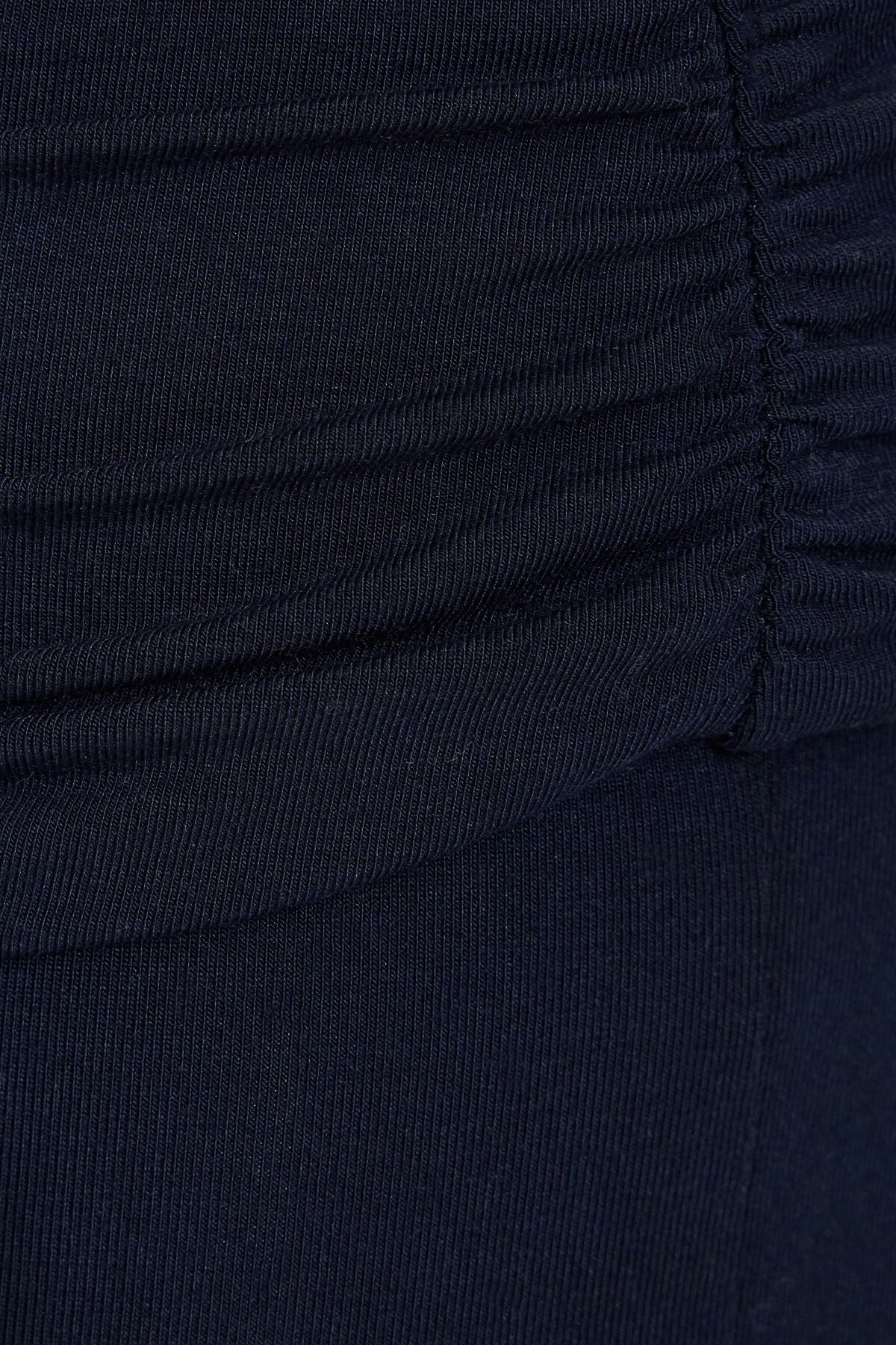 Fold Over Flare Knit Pants Navy Garage Clothing Women