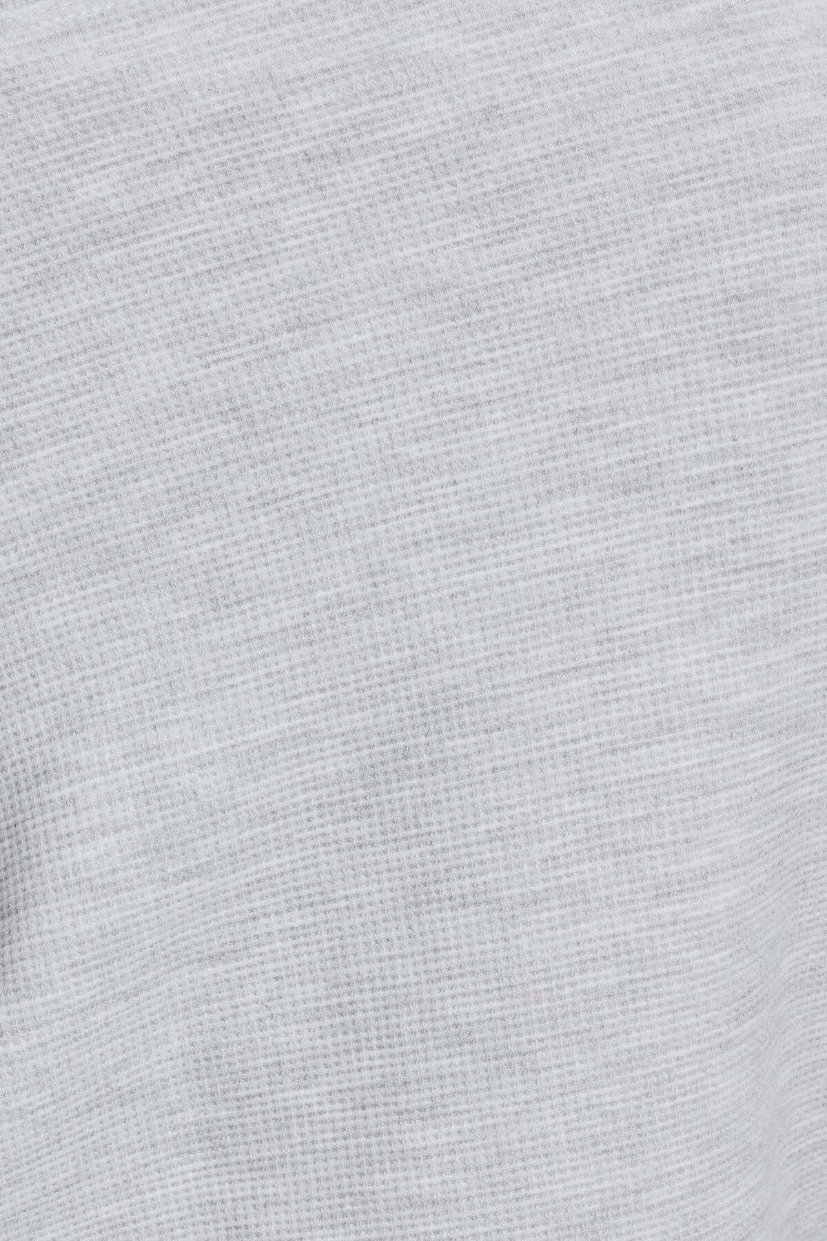 Waffle Off Shoulder Top Gray Garage Clothing Women
