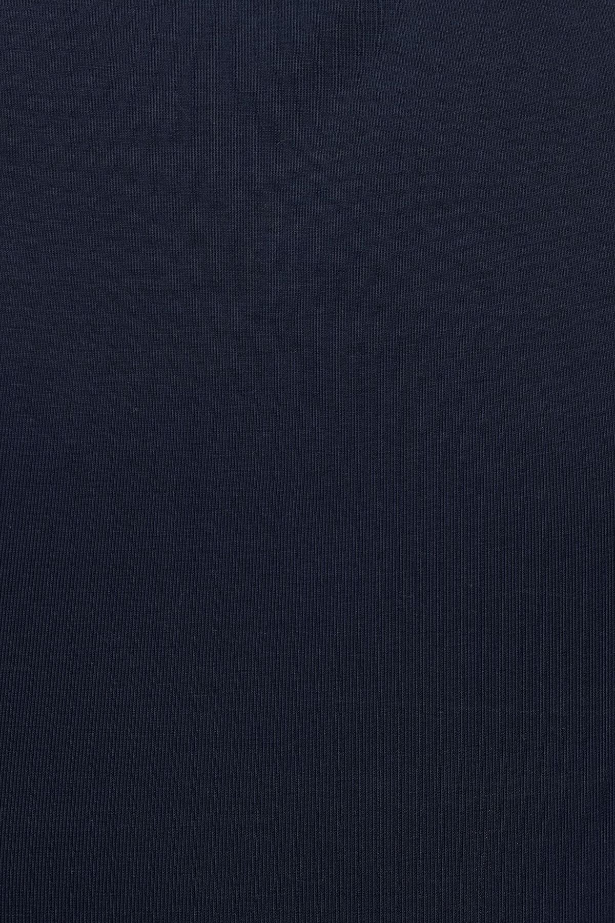 Portia Square Neckline T Shirt Navy Garage Clothing Women
