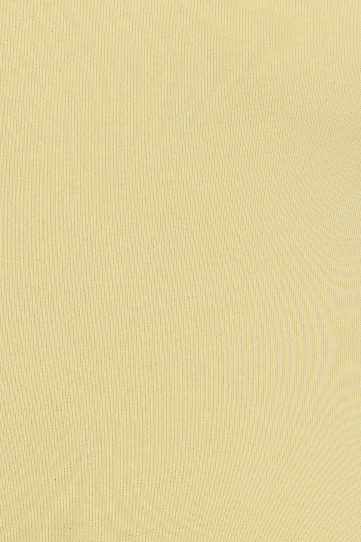 Portia Square Neckline T Shirt Yellow Garage Clothing Women