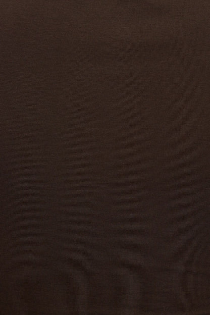 Portia Square Neckline T Shirt Brown Garage Clothing Women