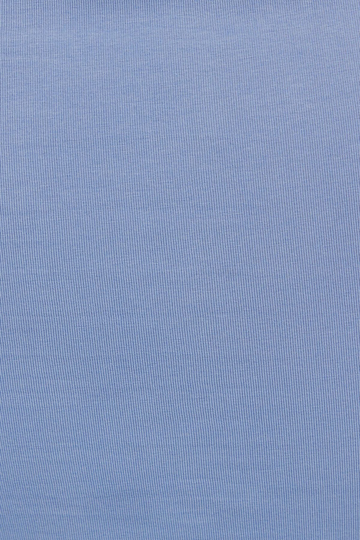 Portia Square Neckline T Shirt Blue Garage Clothing Women