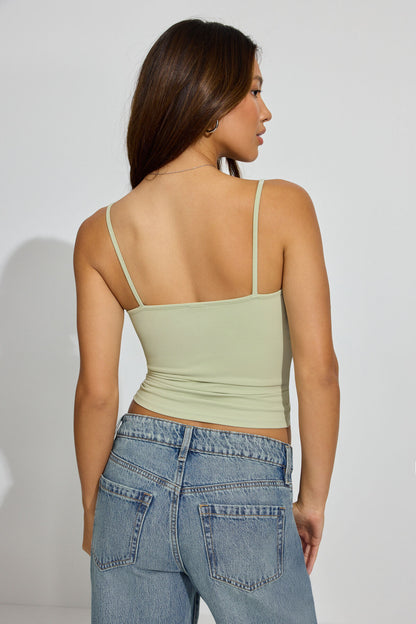 Sleek Scoop Cami Top Green Garage Clothing Women