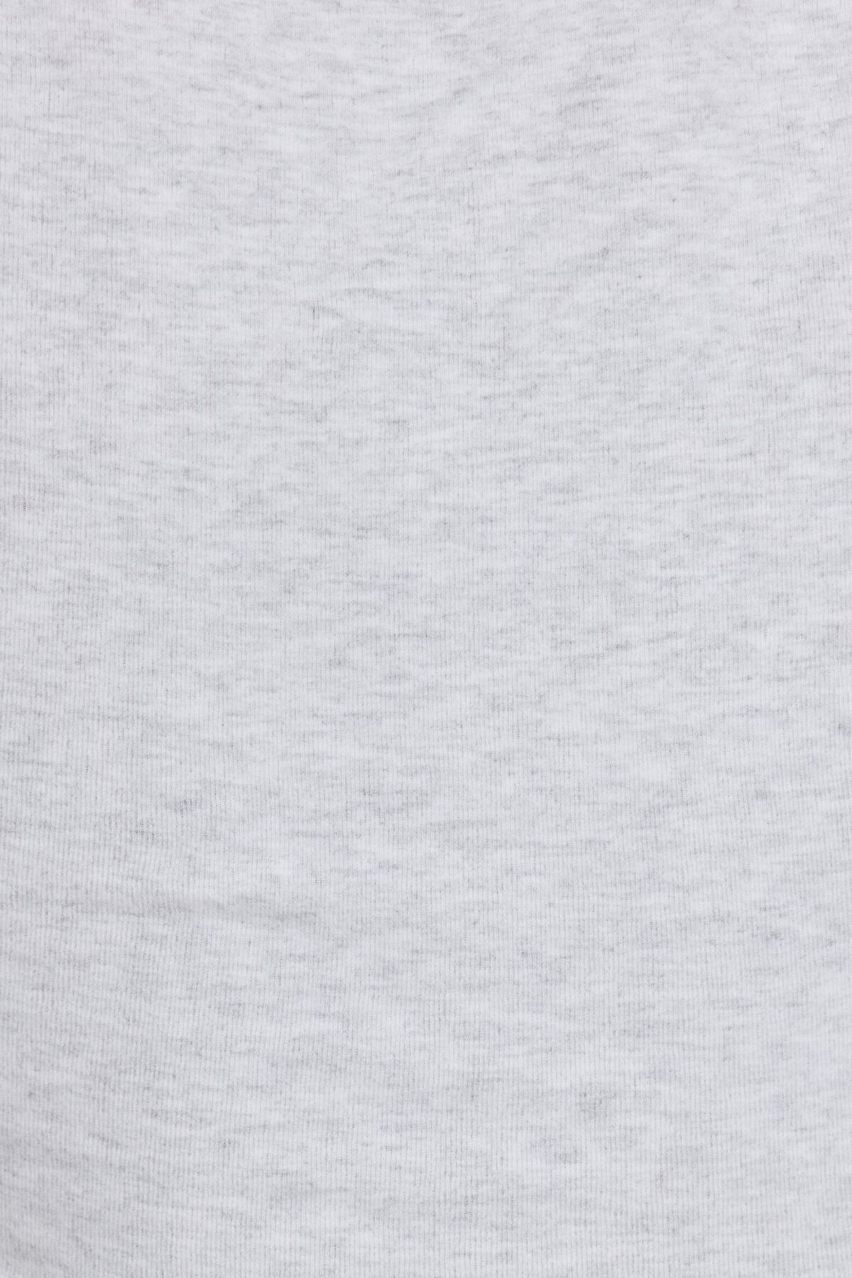 Brushed Jersey Henley Gray Garage Clothing Women