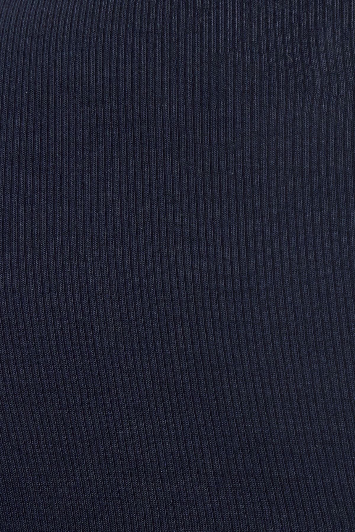 Tara V-Neck Long Sleeve Top Navy Garage Clothing Women