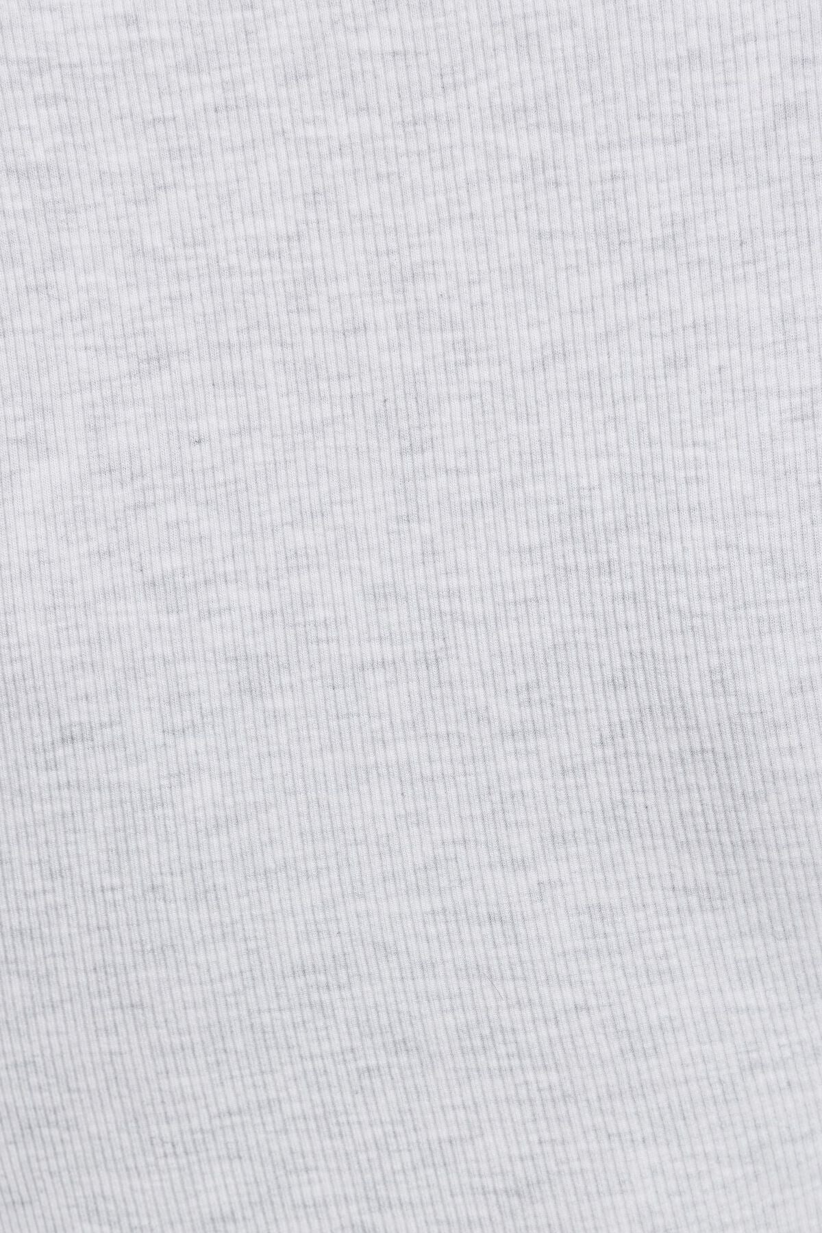 Tara V-Neck Long Sleeve Top Gray Garage Clothing Women