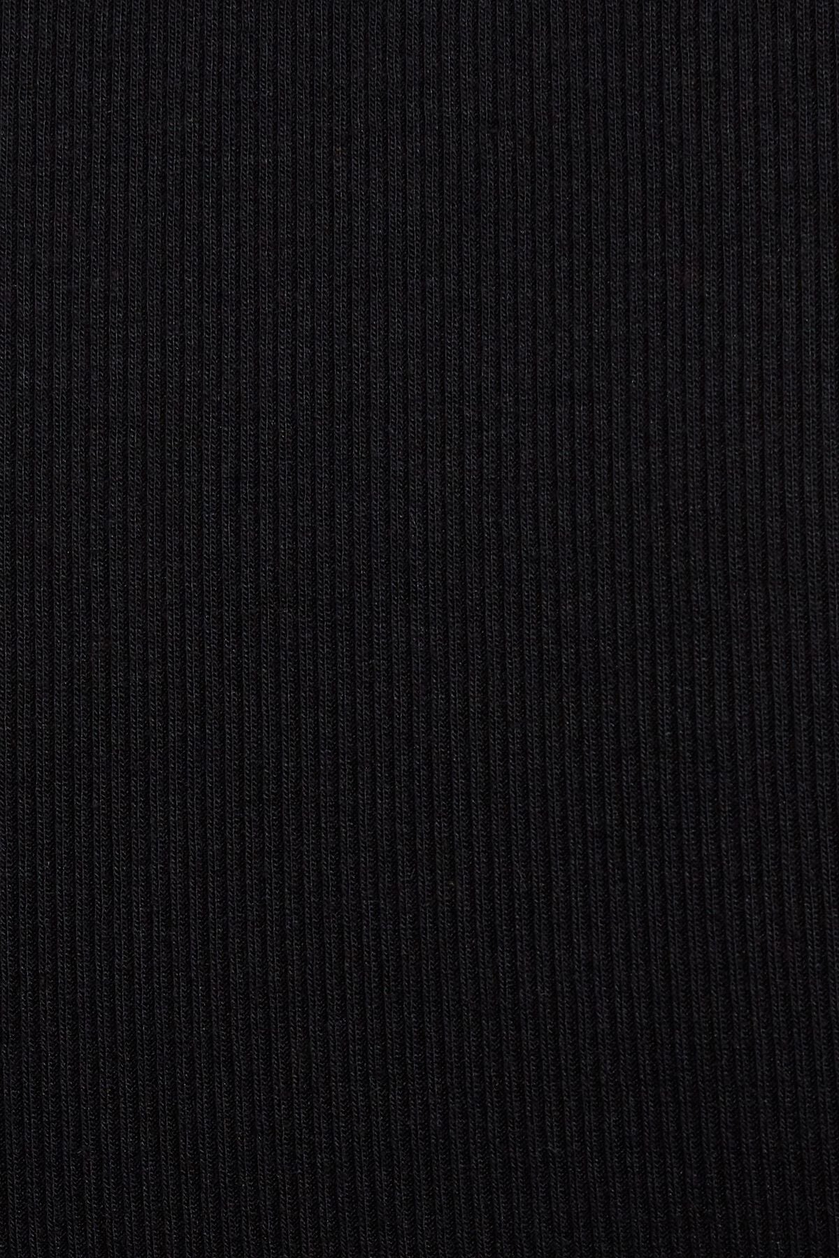 Funnel Neck T Shirt Black Garage Clothing Women