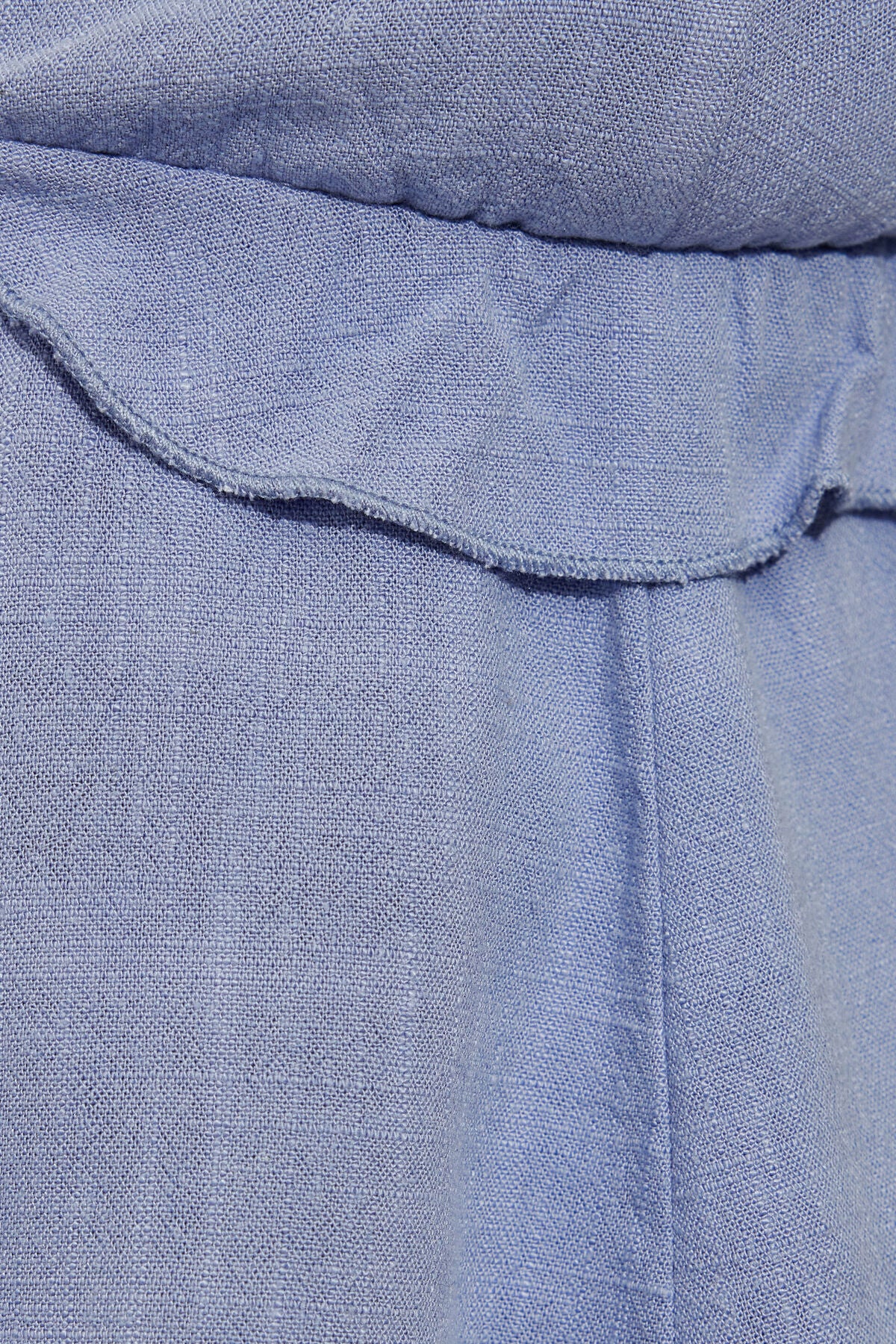 Flyaway Ruffle Babydoll Top Blue Garage Clothing Women