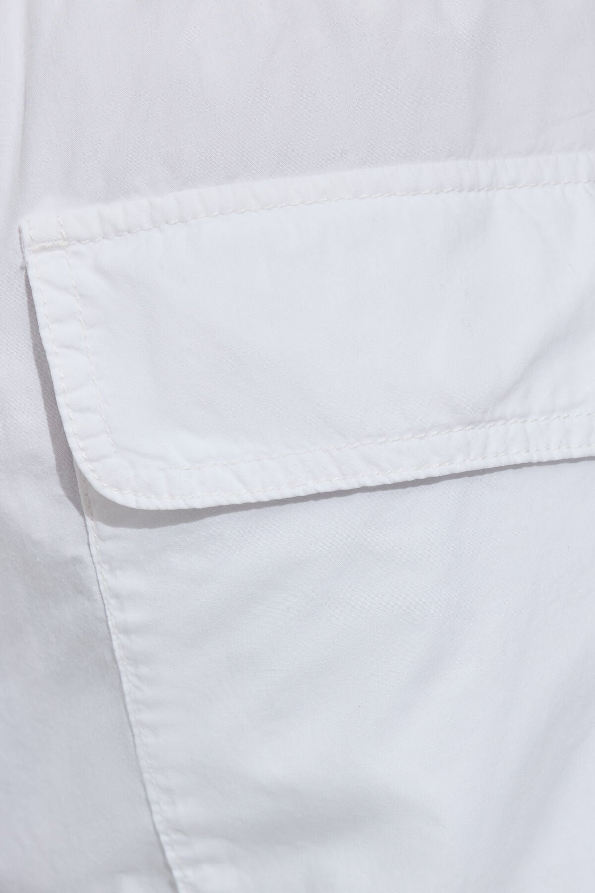 Poplin Extreme Baggy Cargo Pants WHITE Garage Clothing Women