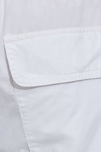 Poplin Extreme Baggy Cargo Pants WHITE Garage Clothing Women