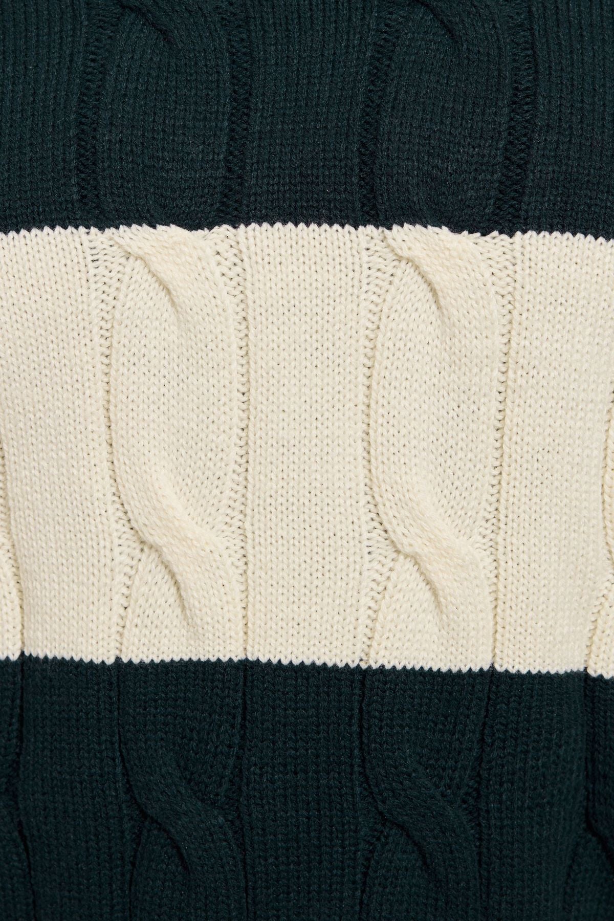 Oversized Cable Sweater Blue Garage Clothing Women