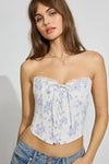 Blue Butterfly Floral