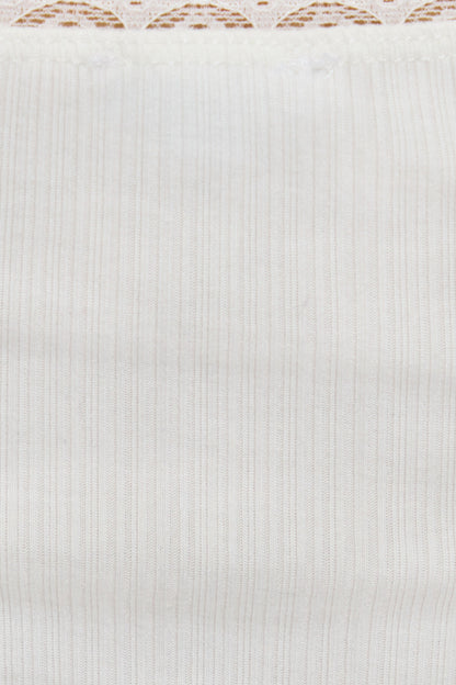 Ribbed Tank Top White Garage Clothing Women