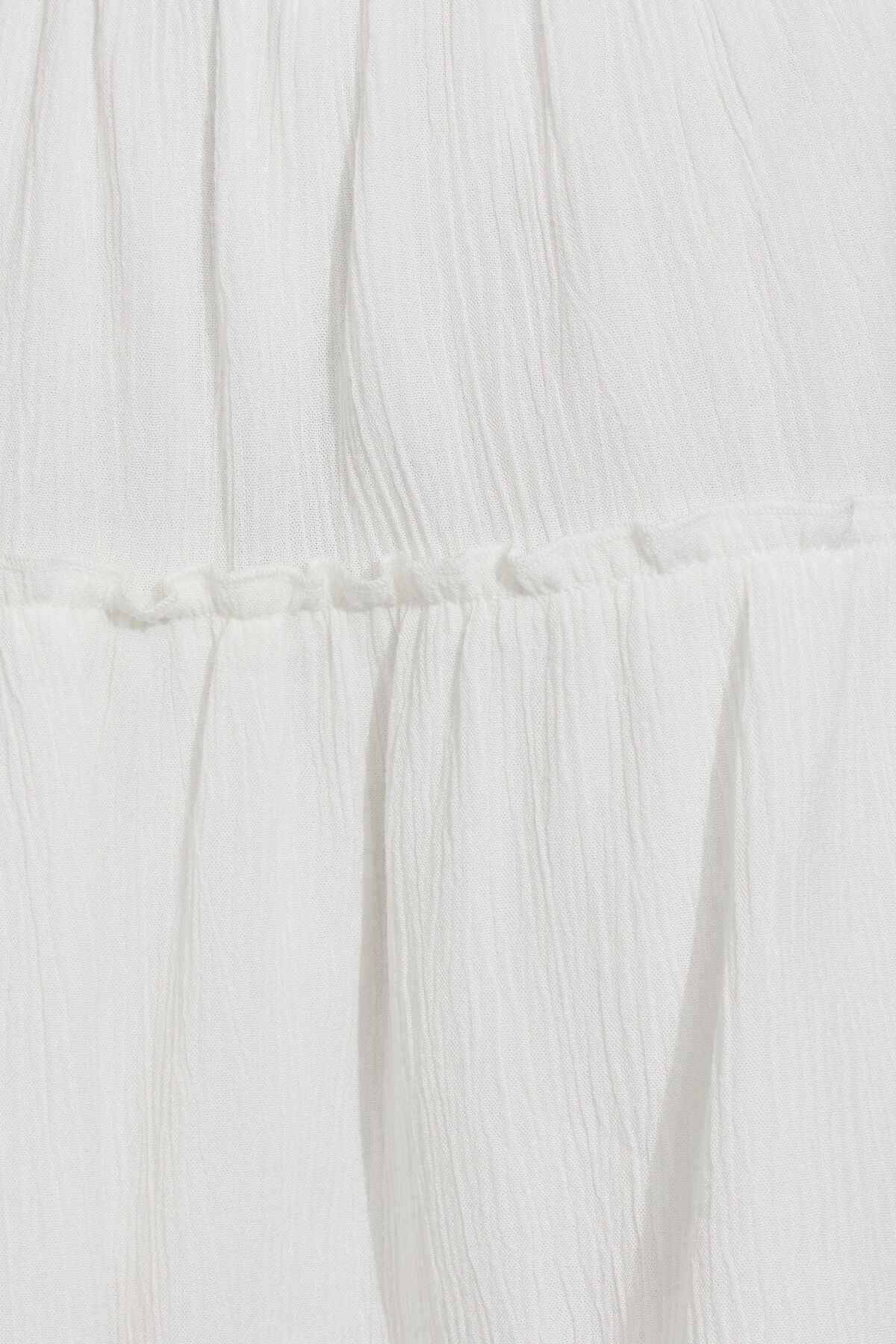 Tiered Mini Skirt WHITE Garage Clothing Women