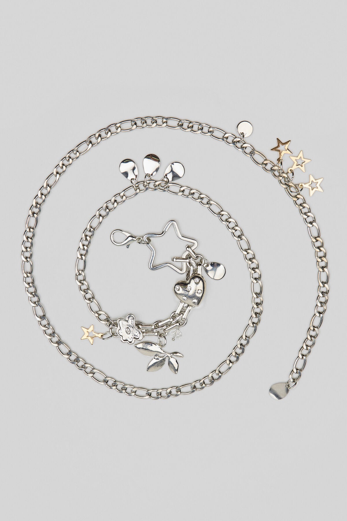 Multi Charm Chain Belt PINK Garage Clothing Women