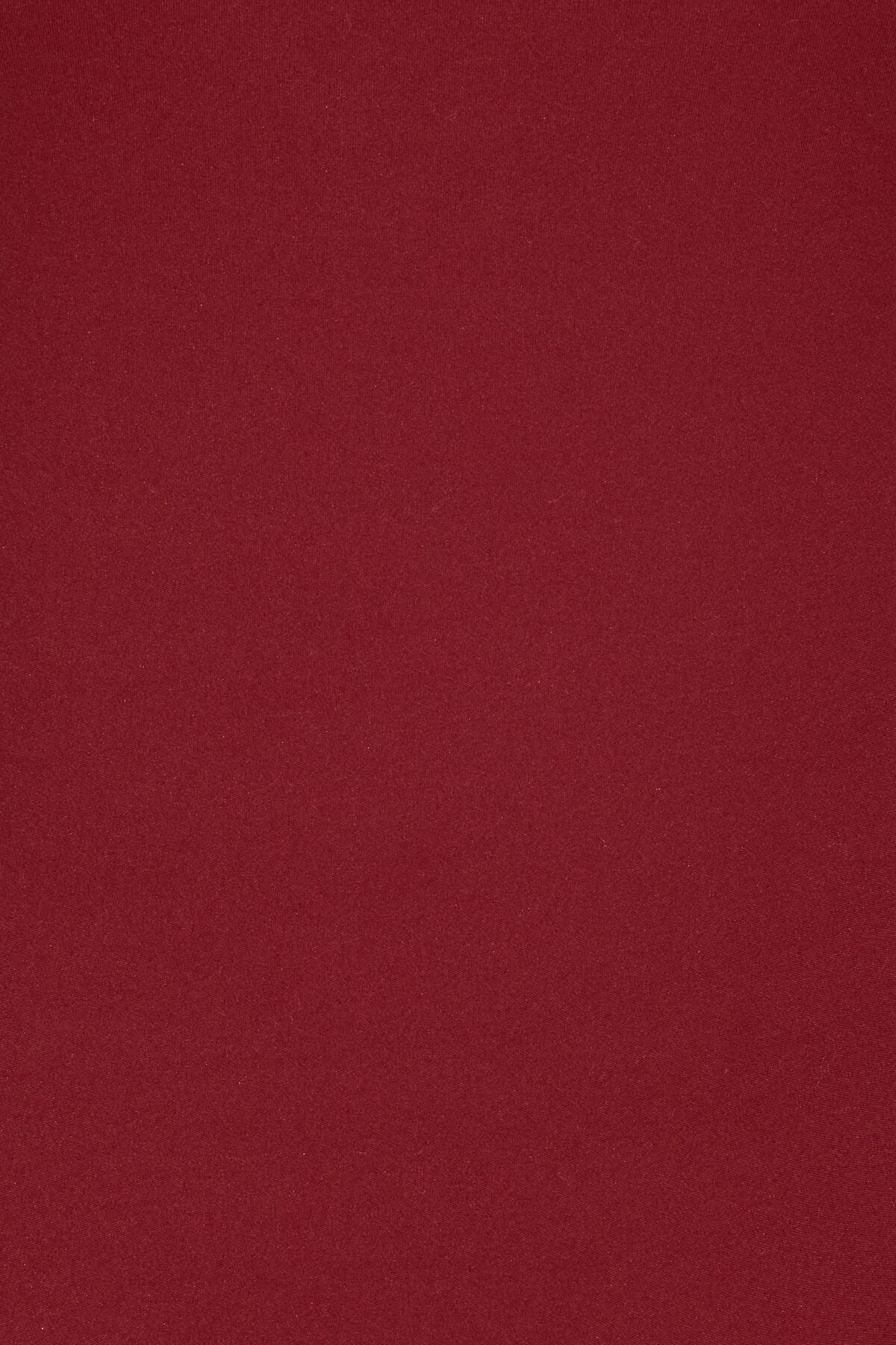 Sleek Boat Neck Long Sleeve Top Burgundy Garage Clothing Women