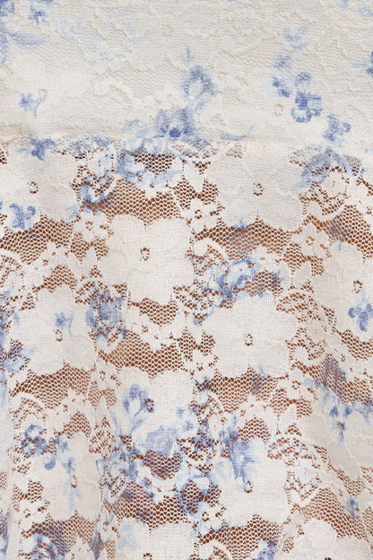 Lace Flyaway Cami Top Blue Garage Clothing Women
