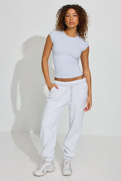 Sleek Crewneck T-Shirt Blue Garage Clothing Women