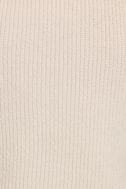 Tie Front Vest Beige Garage Clothing Women