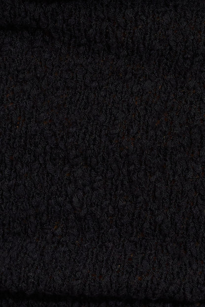 Bouclé Cowl Halter Top Black Garage Clothing Women