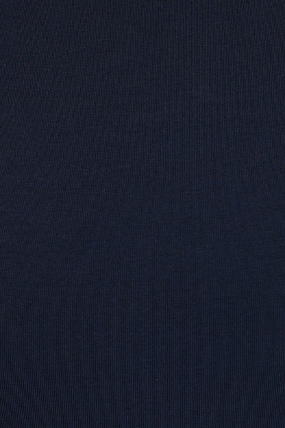Open Back Cap Sleeve T Shirt Navy Garage Clothing Women