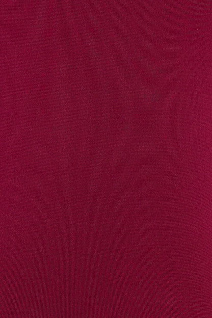 Pixie Plunge Halter Top Burgundy Garage Clothing Women