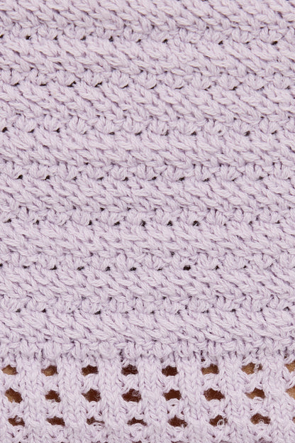 Crochet Tube Top Purple Garage Clothing Women