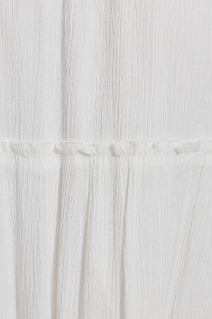 Mia Maxi Peasant Skirt White Garage Clothing Women