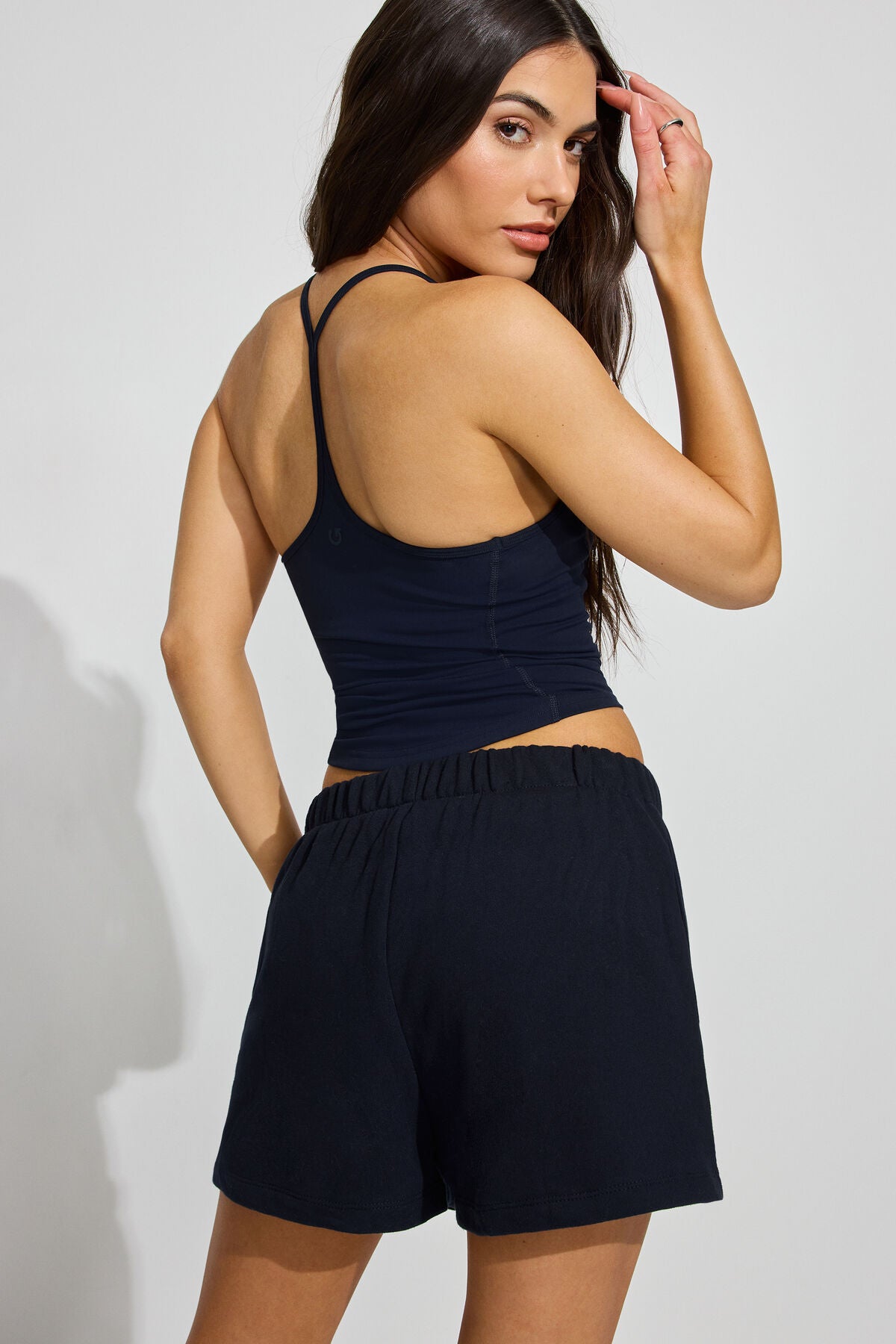 SoftTerry High Rise '80s Shorts Navy Garage Clothing Women