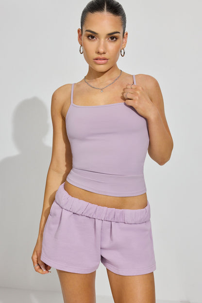 SoftTerry High Rise '80s Shorts Purple Garage Clothing Women