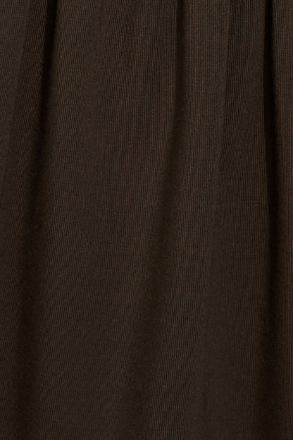 Flirty Hem Tube Romper Dress Brown Garage Clothing Women