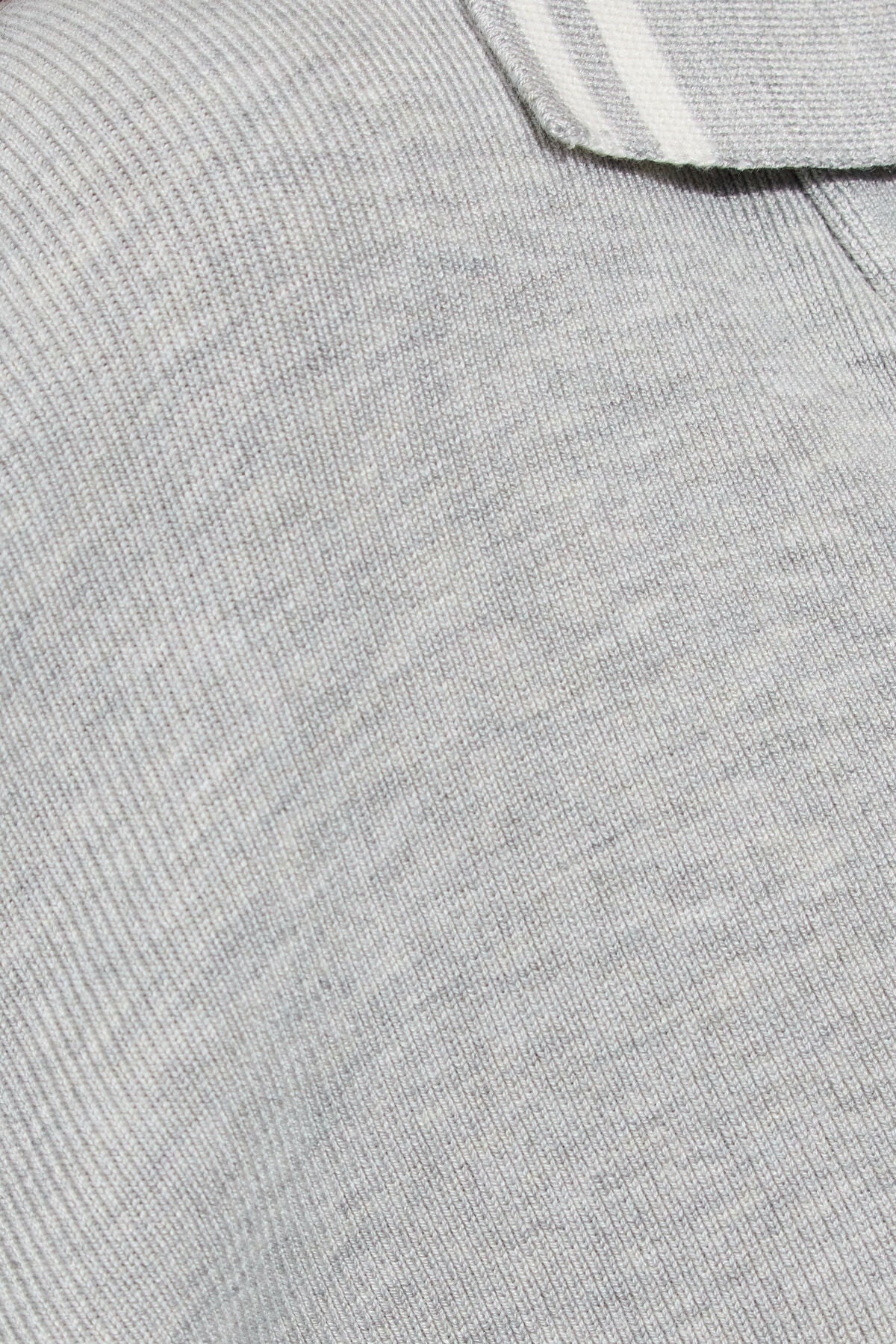 Cropped Boxy Polo Top Gray Garage Clothing Women