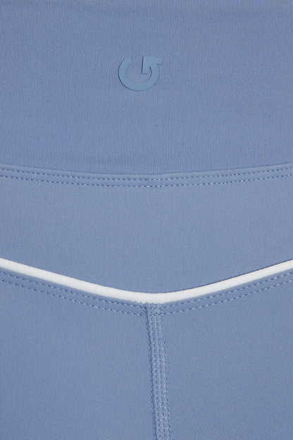 SoftActive Flare Leggings With Piping Blue Garage Clothing Women