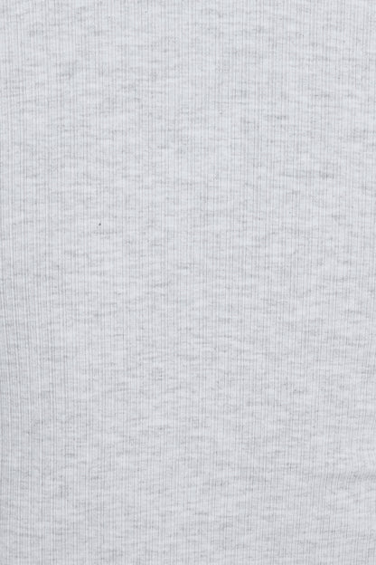 Rib Henley Top Gray Garage Clothing Women