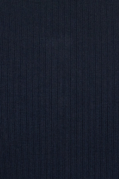 Rib Foldover Pants Navy Garage Clothing Women