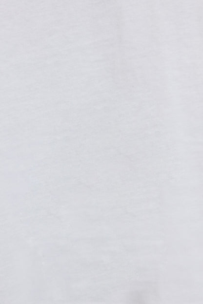 Oversized Henley Long Sleeve Top White Garage Clothing Women