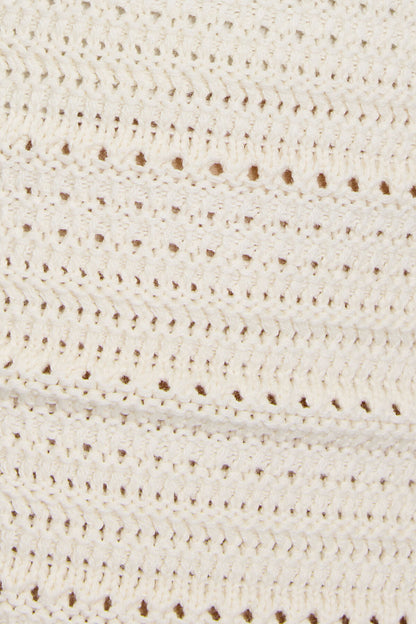 Festival Crochet Mini Shorts Beige Garage Clothing Women