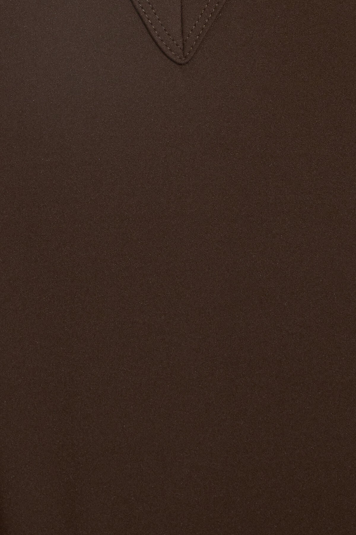 Sleek Deep V Neck T Shirt Brown Garage Clothing Women