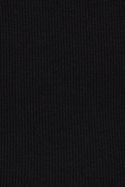 Rib Scoop Neck Tank Dress Black Garage Clothing Women