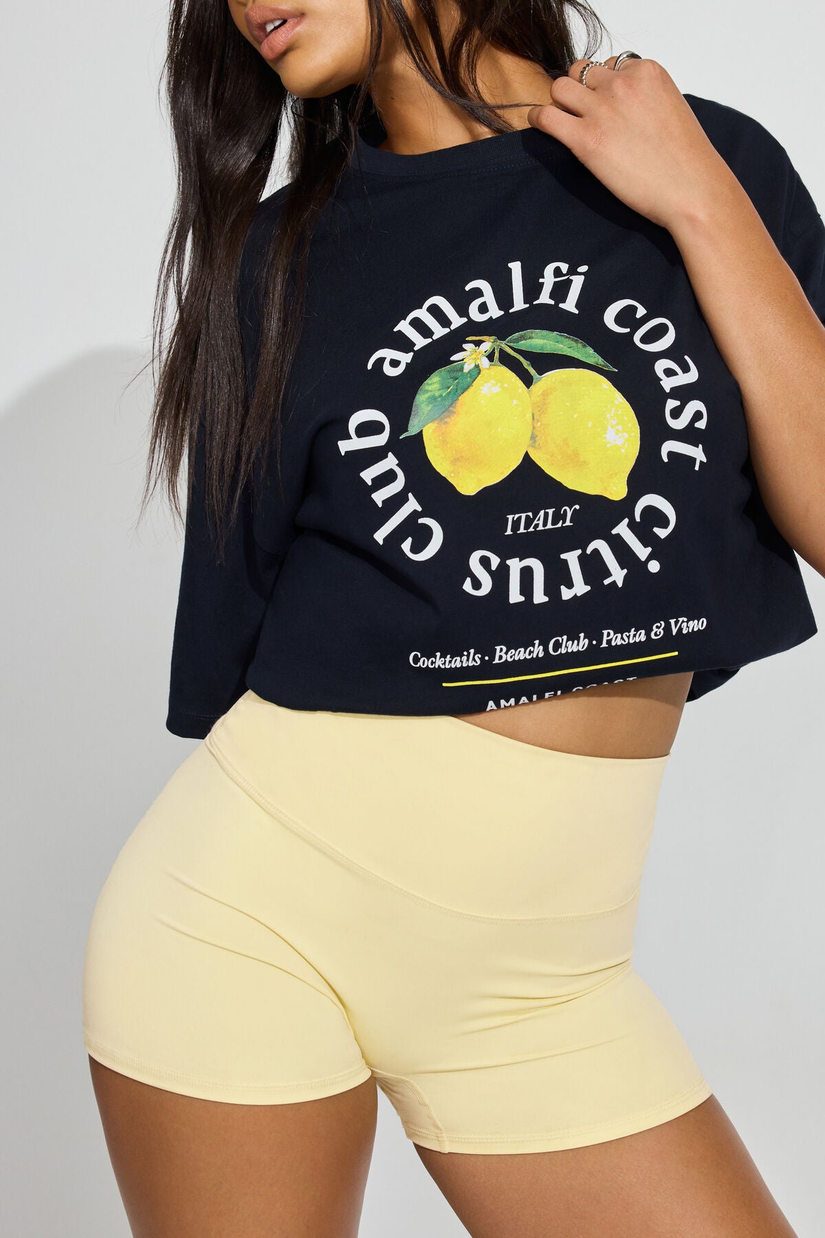 Oversized Boyfriend Tee White Garage Clothing Women