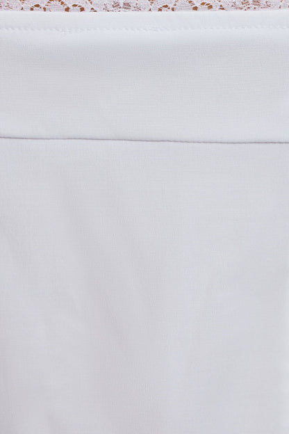 Lace Trim Flyaway Cami Top White Garage Clothing Women