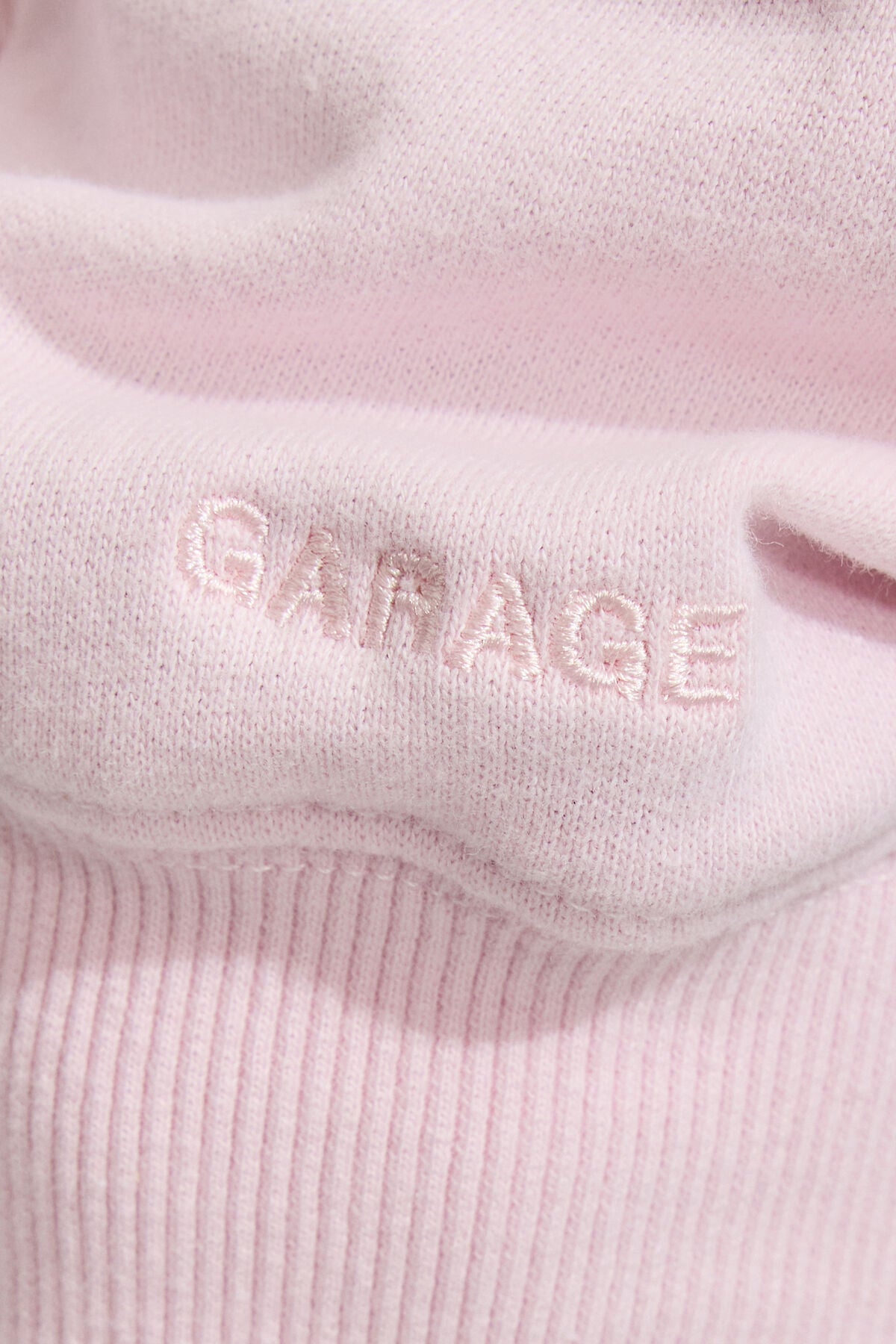 SoftTerry Off Shoulder Sweatshirt Pink Garage Clothing Women