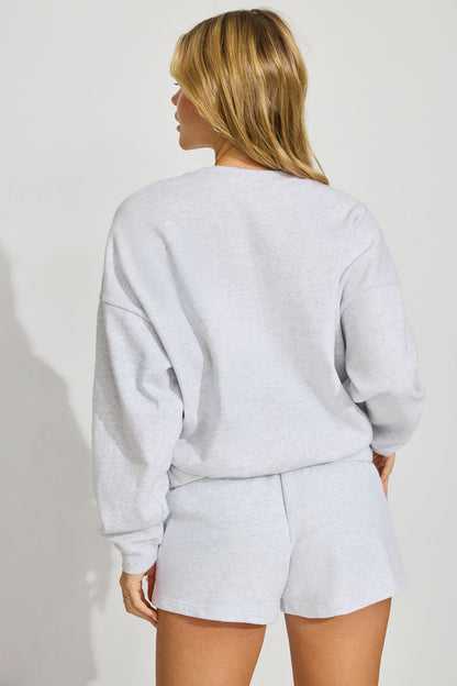 UltraFleece Crewneck Sweatshirt Gray Garage Clothing Women